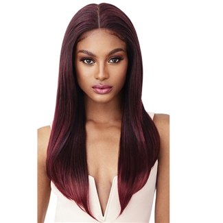 Glamourtress, wigs, weaves, braids, half wigs, full cap, hair, lace front, hair extension, nicki minaj style, Brazilian hair, crochet, hairdo, wig tape, remy hair, Lace Front Wigs, Remy Hair, Outre Perfect Hairline Synthetic Lace Front Wig - KARINA