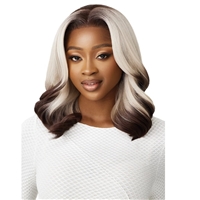 Glamourtress, wigs, weaves, braids, half wigs, full cap, hair, lace front, hair extension, nicki minaj style, Brazilian hair, crochet, hairdo, wig tape, remy hair, Lace Front Wigs, Outre Perfect Hairline 13X4 Glueless Synthetic HD Lace Wig - MALIBU