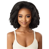 Glamourtress, wigs, weaves, braids, half wigs, full cap, hair, lace front, hair extension, nicki minaj style, Brazilian hair, crochet, hairdo, wig tape, remy hair, Lace Front Wigs, Remy Hair, Outre Synthetic Fullcap Quick Weave Complete Cap - NIKAYA