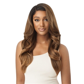 Glamourtress, wigs, weaves, braids, half wigs, full cap, hair, lace front, hair extension, nicki minaj style, Brazilian hair, crochet, hairdo, wig tape, remy hair, Lace Front Wigs, Outre Synthetic Hair HD Lace Front Deluxe Wig - AVALON