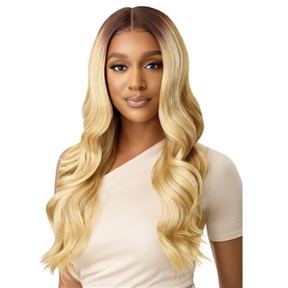 Glamourtress, wigs, weaves, braids, half wigs, full cap, hair, lace front, hair extension, nicki minaj style, Brazilian hair, crochet, hairdo, wig tape, remy hair, Lace Front Wigs, Outre Synthetic Hair HD Lace Front Deluxe Wig - VERINA