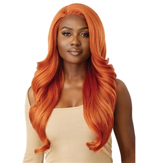 Glamourtress, wigs, weaves, braids, half wigs, full cap, hair, lace front, hair extension, nicki minaj style, Brazilian hair, crochet, hairdo, wig tape, remy hair, Lace Front Wigs, Outre Synthetic Hair Glueless HD Lace Front Wig - ALIKA