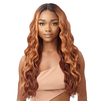 Glamourtress, wigs, weaves, braids, half wigs, full cap, hair, lace front, hair extension, nicki minaj style, Brazilian hair, crochet, hairdo, wig tape, remy hair, Lace Front Wigs,Outre Synthetic HD Transparent Lace Front Wig - ALSHIRA