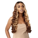 Glamourtress, wigs, weaves, braids, half wigs, full cap, hair, lace front, hair extension, nicki minaj style, Brazilian hair, crochet, hairdo, wig tape, remy hair, Lace Front Wigs,Outre Synthetic HD Transparent Lace Front Wig - ARLENA 26"