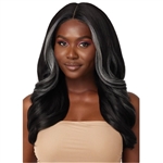 Glamourtress, wigs, weaves, braids, half wigs, full cap, hair, lace front, hair extension, nicki minaj style, Brazilian hair, crochet, hairdo, wig tape, remy hair, Lace Front Wigs, Outre Synthetic Hair Glueless HD Lace Front Wig - AVANI
