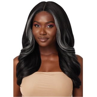 Glamourtress, wigs, weaves, braids, half wigs, full cap, hair, lace front, hair extension, nicki minaj style, Brazilian hair, crochet, hairdo, wig tape, remy hair, Lace Front Wigs, Outre Synthetic Hair Glueless HD Lace Front Wig - AVANI