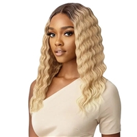 Glamourtress, wigs, weaves, braids, half wigs, full cap, hair, lace front, hair extension, nicki minaj style, Brazilian hair, crochet, hairdo, wig tape, remy hair, Lace Front Wigs, Outre Synthetic HD Transparent Lace Front Wig - BILLIE - CLEARANCE