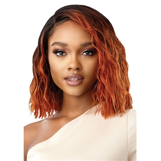 Glamourtress, wigs, weaves, braids, half wigs, full cap, hair, lace front, hair extension, nicki minaj style, Brazilian hair, crochet, hairdo, wig tape, remy hair, Lace Front Wigs, Outre Synthetic Pre-Plucked HD Lace Front Wig - DAVEY
