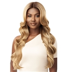 Glamourtress, wigs, weaves, braids, half wigs, full cap, hair, lace front, hair extension, nicki minaj style, Brazilian hair, crochet, hairdo, wig tape, remy hair, Lace Front Wigs, Outre Synthetic Pre-Plucked HD Lace Front Wig - GLORIANA