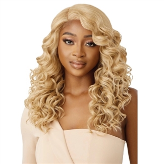 Glamourtress, wigs, weaves, braids, half wigs, full cap, hair, lace front, hair extension, nicki minaj style, Brazilian hair, crochet, hairdo, wig tape, remy hair, Lace Front Wigs, Outre Synthetic Hair Glueless HD Lace Front Wig - KAMARI
