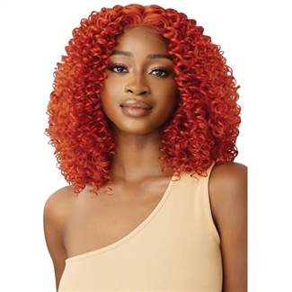 Glamourtress, wigs, weaves, braids, half wigs, full cap, hair, lace front, hair extension, nicki minaj style, Brazilian hair, crochet, hairdo, wig tape, remy hair, Lace Front Wigs, Outre Synthetic Hair Glueless HD Lace Front Wig - KIONE
