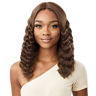 Glamourtress, wigs, weaves, braids, half wigs, full cap, hair, lace front, hair extension, nicki minaj style, Brazilian hair, crochet, hairdo, wig tape, remy hair, Lace Front Wigs, Outre Synthetic Hair HD Lace Front Wig - LESMA