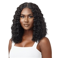 Glamourtress, wigs, weaves, braids, half wigs, full cap, hair, lace front, hair extension, nicki minaj style, Brazilian hair, crochet, hairdo, wig tape, remy hair, Lace Front Wigs, Outre Synthetic Wet N Wavy HD Lace Front Wig - MARBELLA