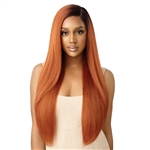 Glamourtress, wigs, weaves, braids, half wigs, full cap, hair, lace front, hair extension, nicki minaj style, Brazilian hair, crochet, hairdo, wig tape, remy hair, Lace Front Wigs, Outre Synthetic HD Lace Front Wig - NATURAL YAKI 30