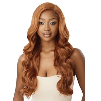 Glamourtress, wigs, weaves, braids, half wigs, full cap, hair, lace front, hair extension, nicki minaj style, Brazilian hair, crochet, hairdo, wig tape, remy hair, Lace Front Wigs, Outre Synthetic Hair Glueless HD Lace Front Wig - KYALA