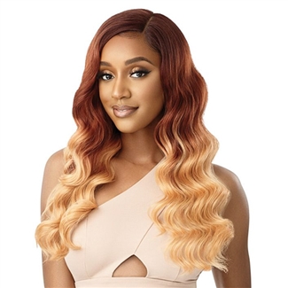 Glamourtress, wigs, weaves, braids, half wigs, full cap, hair, lace front, hair extension, nicki minaj style, Brazilian hair, crochet, hairdo, wig tape, remy hair, Lace Front Wigs,Outre Synthetic HD Transparent Lace Front Wig - OCEANE