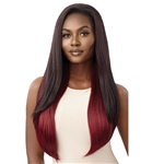 Glamourtress, wigs, weaves, braids, half wigs, full cap, hair, lace front, hair extension, nicki minaj style, Brazilian hair, crochet, hairdo, wig tape, remy hair, Lace Front Wigs, Remy Hair, Outre Synthetic Half Wig Quick Weave - NEESHA H306