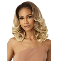 Glamourtress, wigs, weaves, braids, half wigs, full cap, hair, lace front, hair extension, nicki minaj style, Brazilian hair, crochet, hairdo, wig tape, remy hair, Lace Front Wigs, Remy Hair, Outre Synthetic Half Wig Quick Weave - NEESHA H307