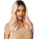 Glamourtress, wigs, weaves, braids, half wigs, full cap, hair, lace front, hair extension, nicki minaj style, Brazilian hair, crochet, hairdo, wig tape, remy hair, Lace Front Wigs, Outre Synthetic I-Part Swiss Lace Front Wig - RAMONA