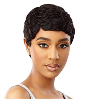 Glamourtress, wigs, weaves, braids, half wigs, full cap, hair, lace front, hair extension, nicki minaj style, Brazilian hair, crochet, hairdo, wig tape, remy hair, Lace Front Wigs, Remy Hair, Outre 100% Human Hair Premium Duby Wig - SCOTTIE