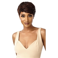 Glamourtress, wigs, weaves, braids, half wigs, full cap, hair, lace front, hair extension, nicki minaj style, Brazilian hair, crochet, hairdo, wig tape, remy hair, Lace Front Wigs, Remy Hair, Outre Synthetic Quick Weave Half Wig - TALINDA - CLEARANCE