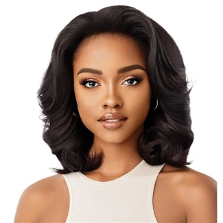 Glamourtress, wigs, weaves, braids, half wigs, full cap, hair, lace front, hair extension, nicki minaj style, Brazilian hair, crochet, hairdo, wig tape, remy hair, Lace Front Wigs, Remy Hair, Outre Synthetic Quick Weave Half Wig - SHONTAY