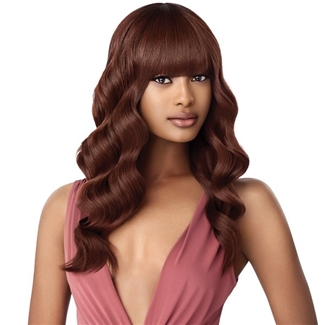 Glamourtress, wigs, weaves, braids, half wigs, full cap, hair, lace front, hair extension, nicki minaj style, Brazilian hair, crochet, hairdo, wig tape, remy hair, Lace Front Wigs, Remy Hair, Outre Synthetic Wigpop Full Wig - LAVERNE