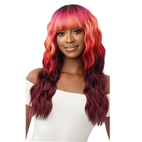 Glamourtress, wigs, weaves, braids, half wigs, full cap, hair, lace front, hair extension, nicki minaj style, Brazilian hair, crochet, hairdo, wig tape, remy hair, Lace Front Wigs, Remy Hair, Outre Wigpop Color Play Synthetic Hair Wig - LEO