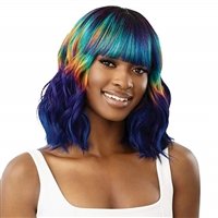 Glamourtress, wigs, weaves, braids, half wigs, full cap, hair, lace front, hair extension, nicki minaj style, Brazilian hair, crochet, hairdo, wig tape, remy hair, Lace Front Wigs, Remy Hair, Outre Wigpop Color Play Synthetic Hair Wig - LIBRA