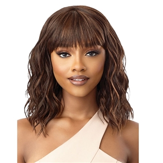 Glamourtress, wigs, weaves, braids, half wigs, full cap, hair, lace front, hair extension, nicki minaj style, Brazilian hair, crochet, hairdo, wig tape, remy hair, Lace Front Wigs, Remy Hair, Outre Wigpop Synthetic Hair Wig - ANAIS