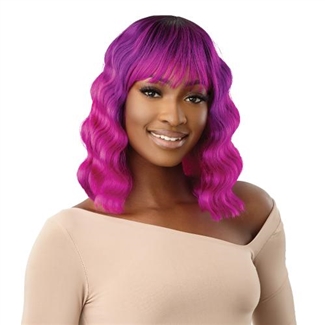 Glamourtress, wigs, weaves, braids, half wigs, full cap, hair, lace front, hair extension, nicki minaj style, Brazilian hair, crochet, hairdo, wig tape, remy hair, Lace Front Wigs, Remy Hair, Outre Wigpop Synthetic Hair Wig - GENESIS - CLEARANCE