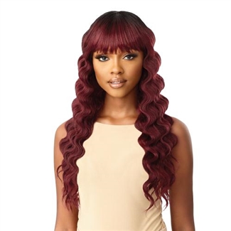 Glamourtress, wigs, weaves, braids, half wigs, full cap, hair, lace front, hair extension, nicki minaj style, Brazilian hair, crochet, hairdo, wig tape, remy hair, Lace Front Wigs, Remy Hair, Outre Wigpop Synthetic Hair Wig - TANNIS - CLEARANCE