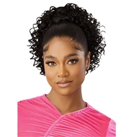 Glamourtress, wigs, weaves, braids, half wigs, full cap, hair, lace front, hair extension, nicki minaj style, Brazilian hair, crochet, hairdo, wig tape, remy hair, Lace Front Wigs, Outre Synthetic Pretty Quick Pony - CORRIE