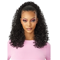 Glamourtress, wigs, weaves, braids, half wigs, full cap, hair, lace front, hair extension, nicki minaj style, Brazilian hair, crochet, hairdo, wig tape, remy hair, Lace Front Wigs, Outre Synthetic Wet & Wavy Style Pretty Quick Pony - OLA