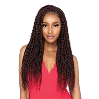 Glamourtress, wigs, weaves, braids, half wigs, full cap, hair, lace front, hair extension, nicki minaj style, Brazilian hair, crochet, hairdo, wig tape, remy hair, Outre Synthetic X-Pression Twisted Up Crochet Braids - PASSION BOHEMIAN FEED TWIST 22