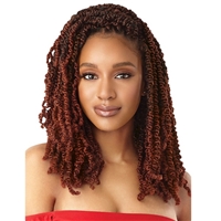 Glamourtress, wigs, weaves, braids, half wigs, full cap, hair, lace front, hair extension, nicki minaj style, Brazilian hair, crochet, hairdo, wig tape, remy hair, Lace Front Wigs, Outre Synthetic X-Pression Twisted Up Crochet Braids - WAVY BOMB TWIST 24