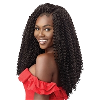 Glamourtress, wigs, weaves, braids, half wigs, full cap, hair, lace front, hair extension, nicki minaj style, Brazilian hair, crochet, hairdo, wig tape, remy hair, Lace Front Wigs, Outre Synthetic Braid X PRESSION TWISTED UP - WATERWAVE FRO TWIST 22 2X