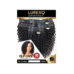 Zury Lurex 100% Remy Human Hair Clip-On 9PCS - 3C CURLY