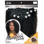 Glamourtress, wigs, weaves, braids, half wigs, full cap, hair, lace front, hair extension, nicki minaj style, Brazilian hair, crochet, hairdo, Zury Naturali Star Human Hair Natural Mix Clip & Go - CLIP ON 9 COILY