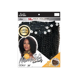 Glamourtress, wigs, weaves, braids, half wigs, full cap, hair, lace front, hair extension, nicki minaj style, Brazilian hair, crochet, hairdo, Zury Naturali Star Human Hair Natural Mix Clip & Go - CLIP ON 9 COILY