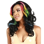 Glamourtress, wigs, weaves, braids, half wigs, full cap, hair, lace front, hair extension, nicki minaj style, Brazilian hair, crochet, hairdo, wig tape, remy hair, Zury Sis Beyond Synthetic Half Up/Down + SB Bang HD Lace Front Wig - LF-SB TEEN