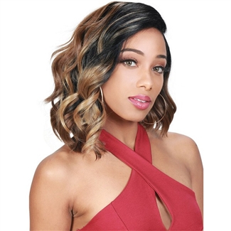 Glamourtress, wigs, weaves, braids, half wigs, full cap, hair, lace front, hair extension, nicki minaj style, Brazilian hair, crochet, hairdo, wig tape, remy hair, Lace Front Wigs, Remy Hair, Zury Sis Sassy Synthetic Hair 6 inch Half Moon Part Wig - SASSY