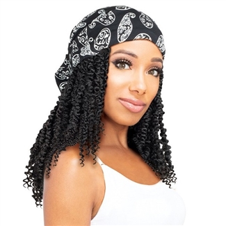 Glamourtress, wigs, weaves, braids, half wigs, full cap, hair, lace front, hair extension, nicki minaj style, Brazilian hair, crochet, hairdo, wig tape, remy hair, Lace Front Wigs, Zury Sis Synthetic Hair Scarf Wig - SF-PASSION TWIST