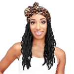 Glamourtress, wigs, weaves, braids, half wigs, full cap, hair, lace front, hair extension, nicki minaj style, Brazilian hair, crochet, hairdo, wig tape, remy hair, Lace Front Wigs, Zury Sis Synthetic Hair Scarf Wig - SF-WIGGLE LOC