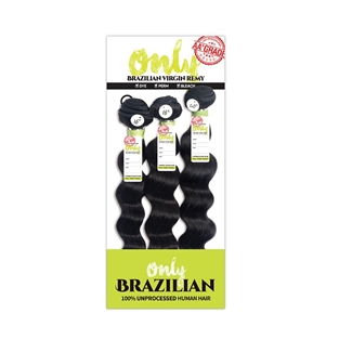 Zury Sis Only Unprocessed Brazilian Human Hair - ONLY BRZ OCEAN WAVE (16/18/20)