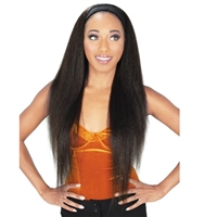 Glamourtress, wigs, weaves, braids, half wigs, full cap, hair, lace front, hair extension, nicki minaj style, Brazilian hair, crochet, hairdo, wig tape, remy hair, Lace Front Wigs, Zury Sis Synthetic Hair Headband Wig - VB H ULA