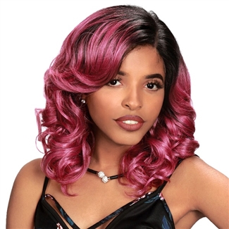 Glamourtress, wigs, weaves, braids, half wigs, full cap, hair, lace front, hair extension, nicki minaj style, Brazilian hair, crochet, hairdo, wig tape, remy hair, Lace Front Wigs, Remy Hair, Zury Sis Prime Human Hair Mix Lace Front Wig - PM JIA