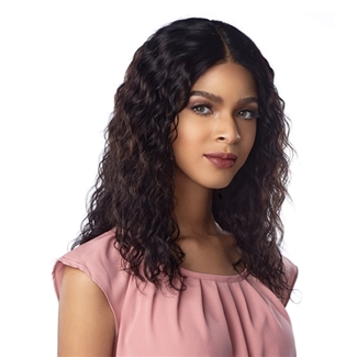 Glamourtress, wigs, weaves, braids, half wigs, full cap, hair, lace front, hair extension, nicki minaj style, Brazilian hair, crochet, hairdo, wig tape, remy hair, Lace Front Wigs, Sensationnel 100% Virgin Human Hair 10A Lace Wig - NATURAL WAVE