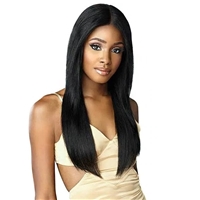 Glamourtress, wigs, weaves, braids, half wigs, full cap, hair, lace front, hair extension, nicki minaj style, Brazilian hair, crochet, hairdo, wig tape, remy hair, Sensationnel 100% Virgin Human Hair 12A HD Lace Wig - STRAIGHT 24