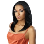 Glamourtress, wigs, weaves, braids, half wigs, full cap, hair, lace front, hair extension, nicki minaj style, Brazilian hair, crochet, hairdo, wig tape, remy hair, Sensationnel 100% Unprocessed 15A 13x4 HD Lace Front Wig - STRAIGHT 18